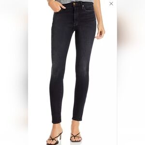 Mother High Waisted Looker Coffee Tea Or Me Dark Blue Women's Jeans Size 28